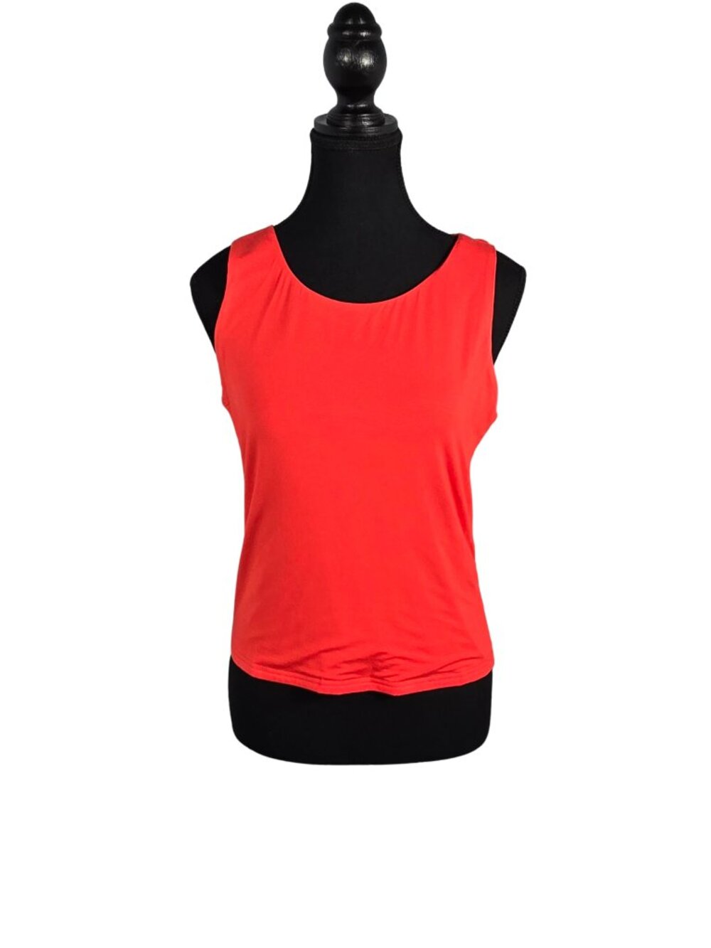 NWT | PinkmStyle Vibrant Red Scoop Neck Sleeveless Jersey Knit Tank Top | Large